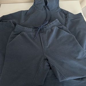 Large hoodie medium pants whole matching set